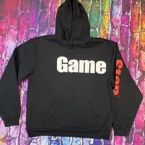 Dumbgood Game Stop Men Sz XL Black Hoodie Sweatshirt Stocks GME $GME RARE